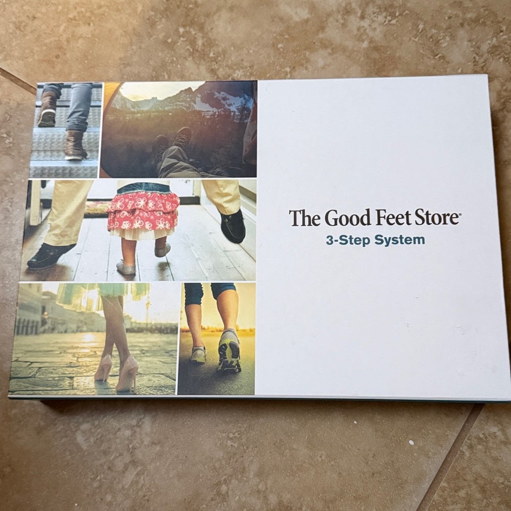The Good Feet Store 3 Step System Strengthener, Maintainer, Relaxer, EUC